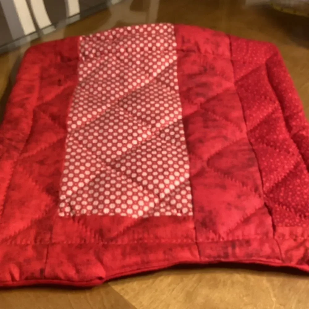 NWOT Hand Crafted Reversible Quilted Stuffed Animal/Doll Quilt